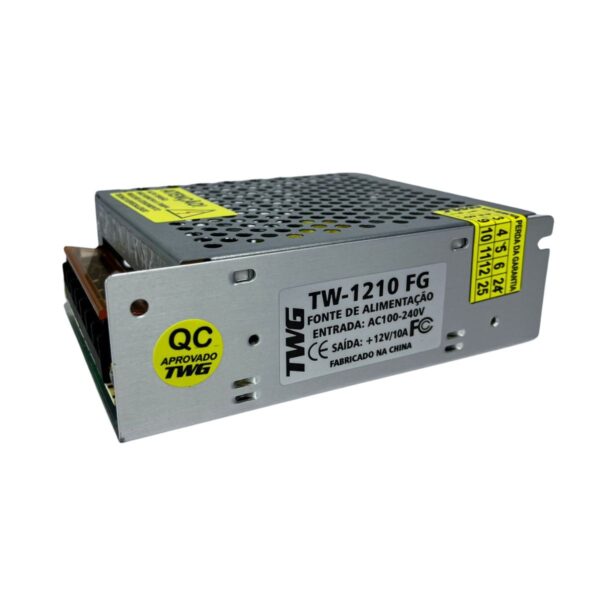 Fonte de Alimentação Estabilizada COLMEIA 12V 10A TWG TW-1210 FG - Image 4