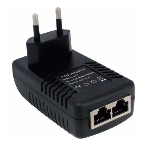 Fonte Injetor Poe Fast 48v 0,5A 500mA Para CFTV Roteador Acess Point - Image 2