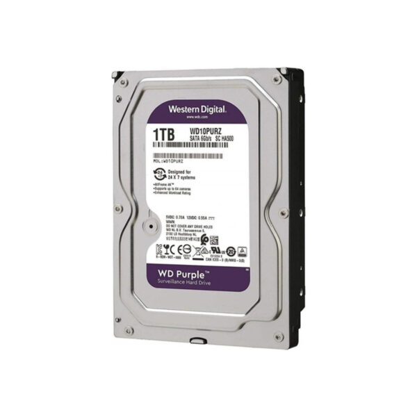 HD 1TB Interno 3.5" SATA WD Purple Surveillance - Image 6