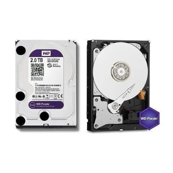 HD 2TB Interno 3.5" SATA WD Purple Surveillance - Image 3