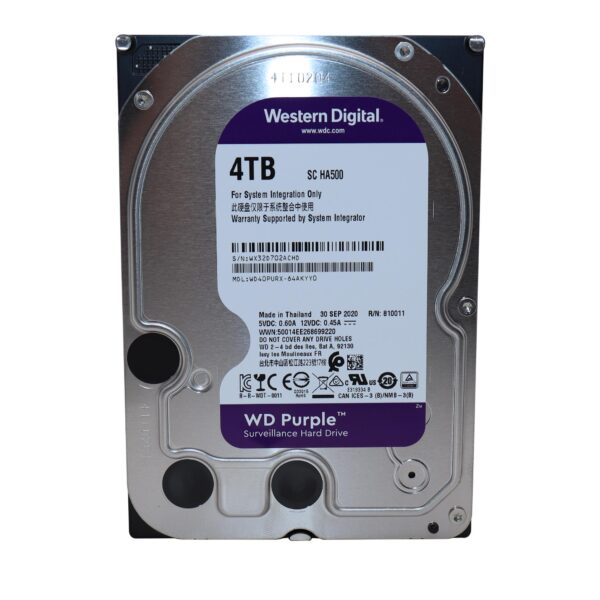 HD 4TB Interno 3.5" SATA WD Purple Surveillance
