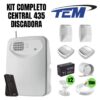 Kit Central de Alarme C/ Discador TEM FLEX-435