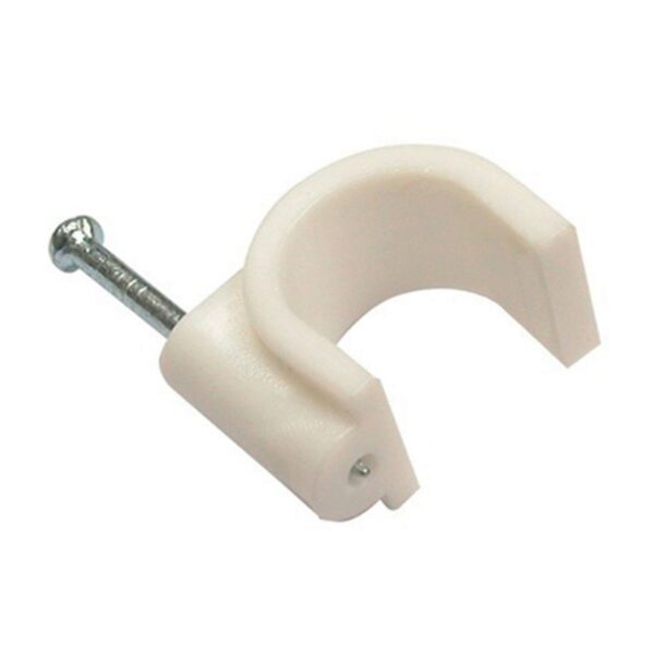 Grampo Fixa Fio P/ Cabo Coaxial RG6 5mm C/ 100 - Image 4