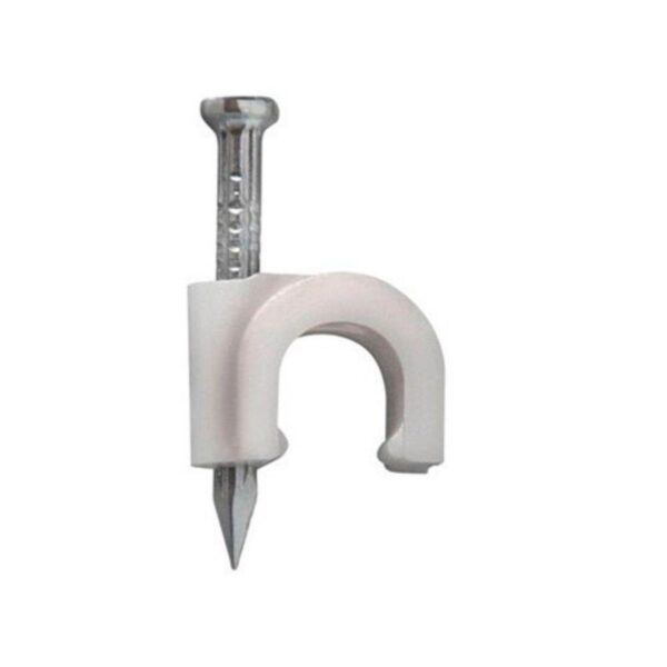 Grampo Fixa Fio P/ Cabo Coaxial RG6 5mm C/ 100 - Image 5
