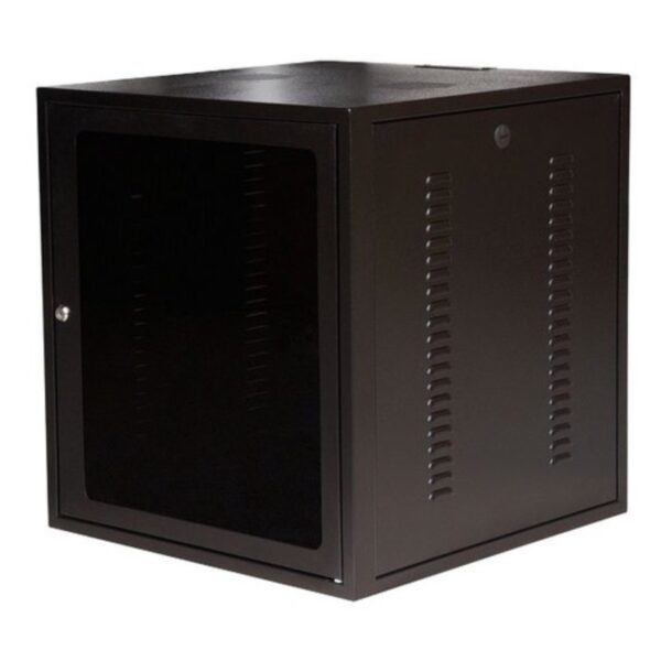 Mini Rack 19" 12u 400mm Porta Acrílica Com Fechadura - Image 4