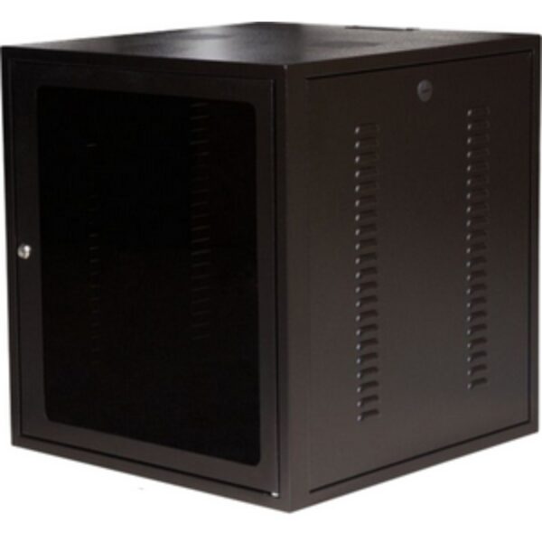 Mini Rack 19" 12u 400mm Porta Acrílica Com Fechadura - Image 5