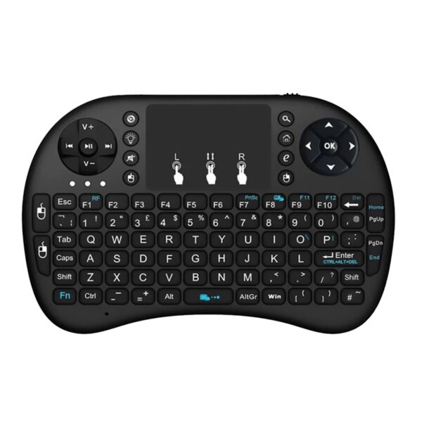 Mini Teclado Keyboard Iluminado Recarregável Wireless P/ Tv Box Smart TV Notebook - Image 3