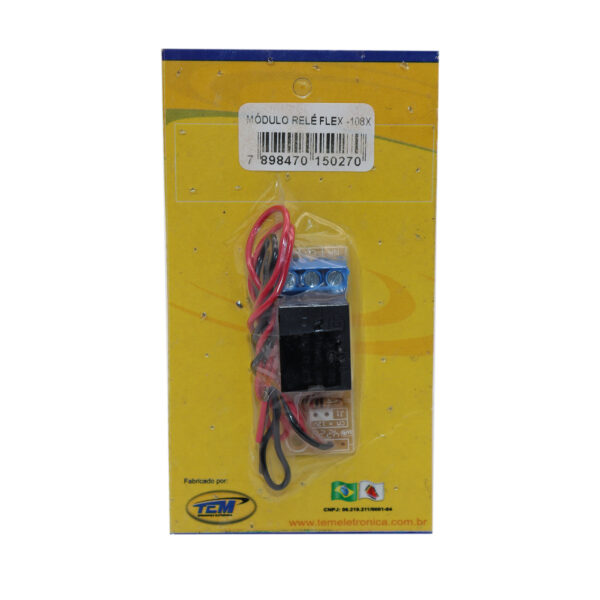 Módulo Relé Para Central de Alarme TEM Flex-108X - Image 2