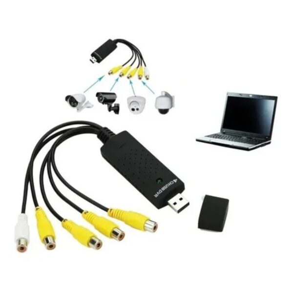 Placa De Captura de Vídeo USB 2.0 4 Canais - Image 6