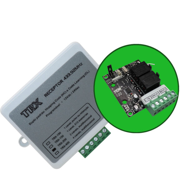 Receptor Programável TEM Trx-200 433 Mhz - Image 6