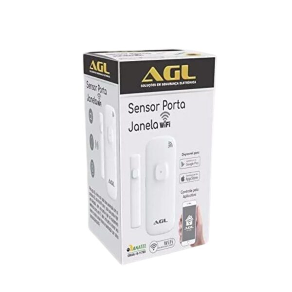 SENSOR ALARME PORTA/JANELA INTELIGENTE WIFI AGL - Image 2