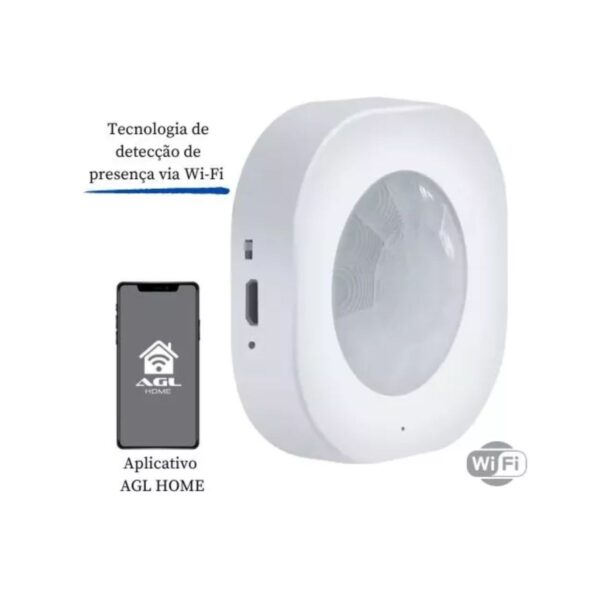 SENSOR DE PRESENÇA ALARME INTELIGENTE WIFI AGL - Image 4