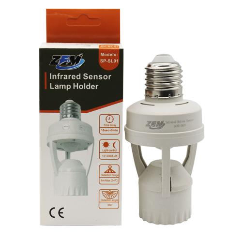 Soquete Sensor De Presença Lâmpada Bocal Movimento 360º E27 - Image 3