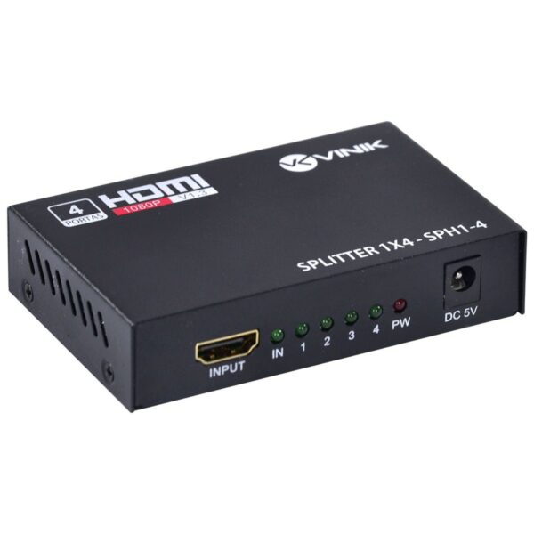 Splitter HDMI 1 Entrada x 4 Saídas 3D 4k Full HD 1080p - Image 3