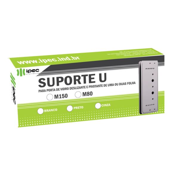 Suporte U Para Porta De Vidro Ipec - Image 5