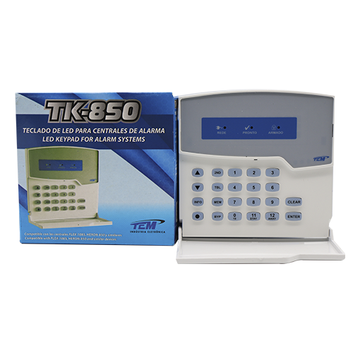Teclado De Led Para Centrais De Alarme TEM TK-850 - Image 3