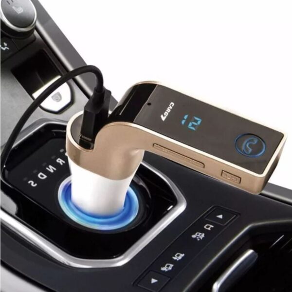 Transmissor Veicular C/ Bluetooth FM MP3 USB e Pendrive - Image 2
