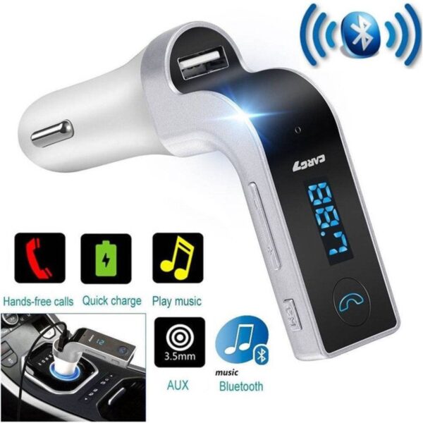 Transmissor Veicular C/ Bluetooth FM MP3 USB e Pendrive - Image 3