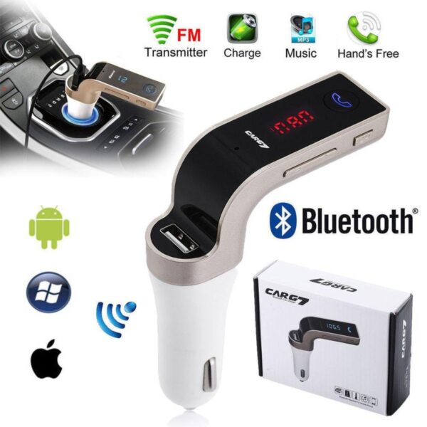 Transmissor Veicular C/ Bluetooth FM MP3 USB e Pendrive - Image 4